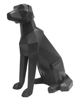 Statue Origami Chien assis