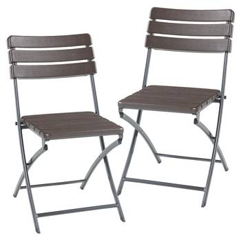 Lot de 2 chaises pliantes Lillestrøm