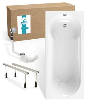 Badewanne Modern Small 2 3-teilig Fuß