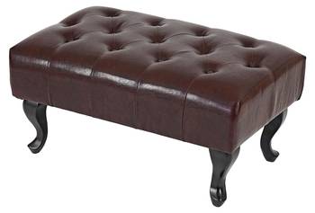 Ottomane Chesterfield Kunstleder