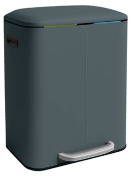 Prullenbak 2 vakken elk 20 liter