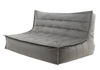 Skandi Sofa Samt Grau