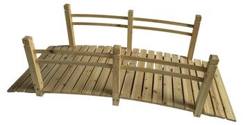 Garten Brücke Tannenholz