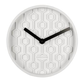 Horloge murale Honeycomb