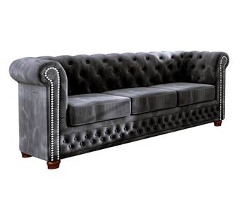 Chesterfield Ely 3-Sitzer Steppsofa