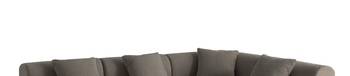 Ecksofa sofaMOUS mit Ottomane