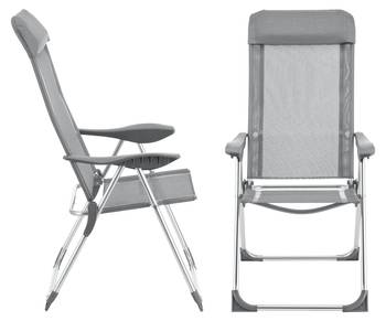 Lot de 2 Chaises de Jardin Errenteria