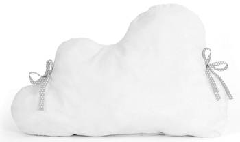 Nube Tour de lit forme 60x40 cm Blanc