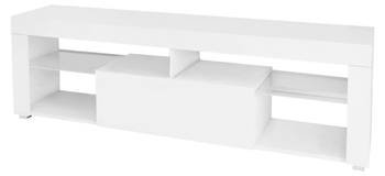 TV-Lowboard 120x51x3 cm Weiß