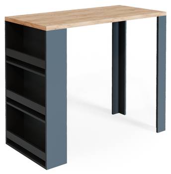 Table de bar 117cm anthracite/goldkraft