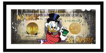 Wandbild Dollar Dagobert Duck
