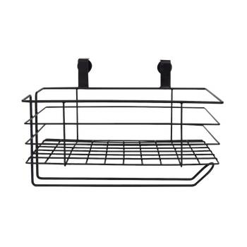 Aufbewahrungskorb Lea – Schwarz, Metall