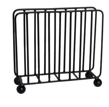 Serviettenhalter Nisa – Schwarz, Metall