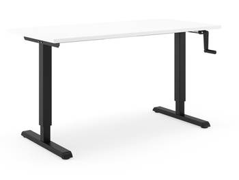 Pro Home Schreibtisch - Weiß/Schwarz