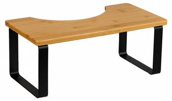 Toilettenhocker Bambus & Metall