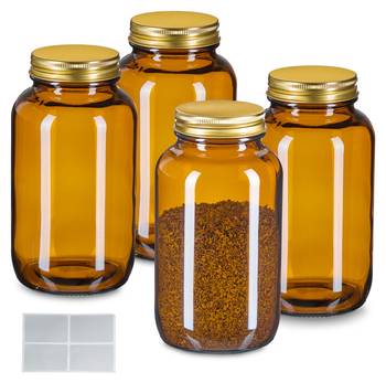 Braungläser 4er Set 400ml