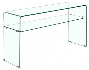 Console L125 cm en verre trempé - ICE