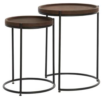 Table d'appoint JAIRO lot de 2