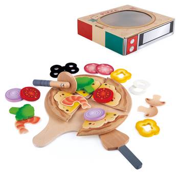 Kit heute Abend ist Pizza, Holzspielzeug