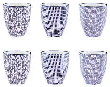 Becher-Muster 6-teiliges Set