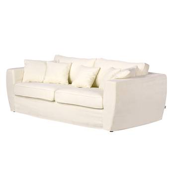 Ridgevalley Bigsofa Montargil I Creme Webstoff 190x83x110 cm (BxHxT) Landhaus