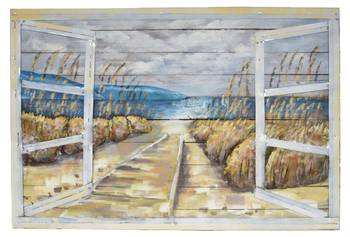 3D-Metallbild Meerblick