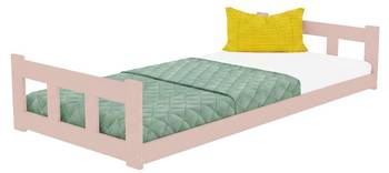 Niedriges Kinderbett FENCE 2in1
