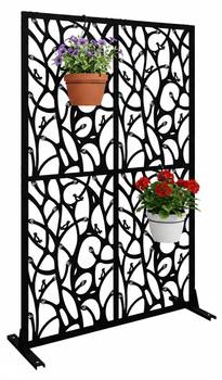 Sichtschutz für Garten Rankenmotiv