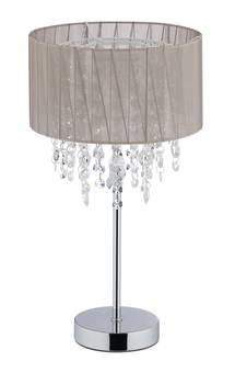 Lampe de table cristal XL organza