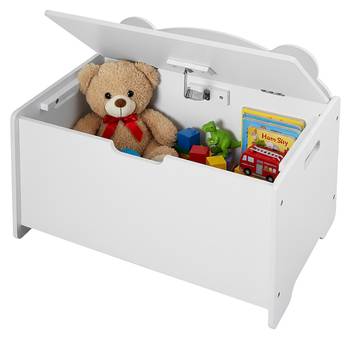 Spielzeugtruhe mit Deckel Bären-Design