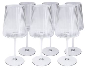 Verres à vin Riffle (lot de 6)