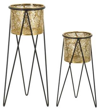 Lot de 2 pots de fleurs Drak