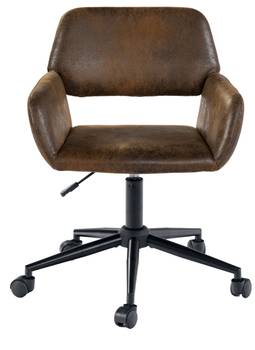 Bürostuhl Ross Kd Suede BR BK