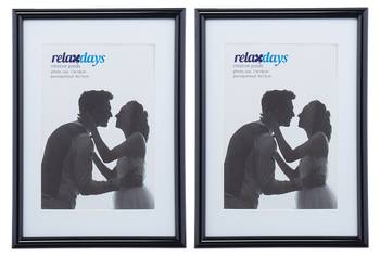 Lot de 10 cadres photo 13 x 18 cm noirs