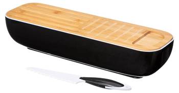 Baguette Box mit Box+Messer, 40 x 12 cm
