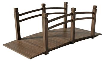 Garten Brücke Tannenholz
