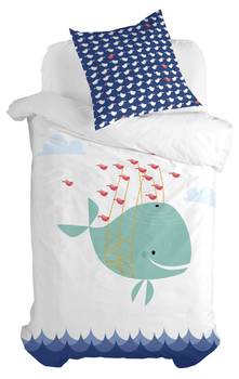 Whale Parure housse de couette (2er Set)