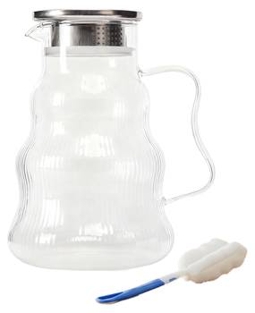 Glazen karaf met deksel & handvat
