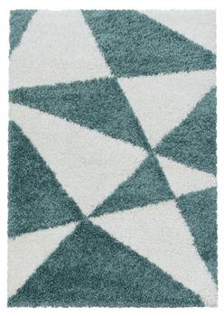 Tapis shaggy TRIANGLE A 120x170 bleu