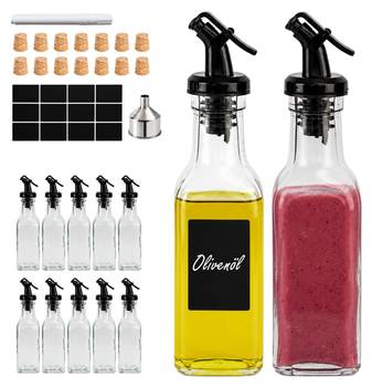 Öl Flasche mit Ausgießer 12er Set