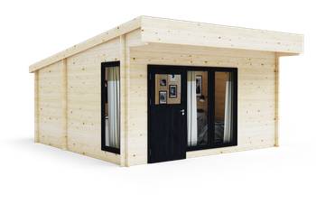 Elegantes Holz Gartenhaus 500x500