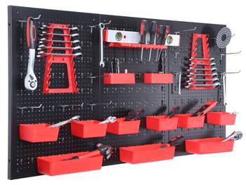 Werkzeugwand mit Zubehör Set