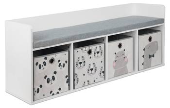 Kinderbank mit 4 Boxen