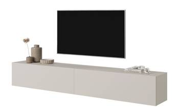 BISIRA - TV-Möbel 200 cm Taupe