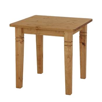 Maison Belfort Esstisch Bergen I Massivholz Kiefer Quadratisch 78x78x78 cm (BxHxT) Landhaus für 2-4 Personen