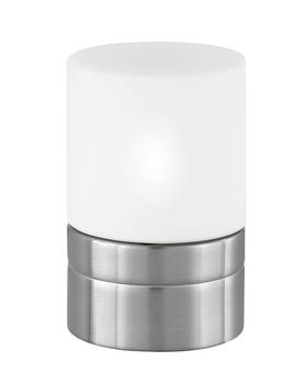Tischlampe Silber Weiß per Touch dimmbar
