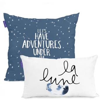 Constellation Housse coussin 50x50+50x30