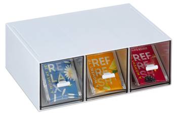 Tee Organizer mit 3 Fächern