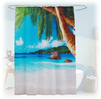 Duschvorhang 180x200 cm mit Motiv