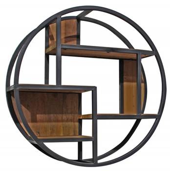 Etagère murale ronde 80 cm